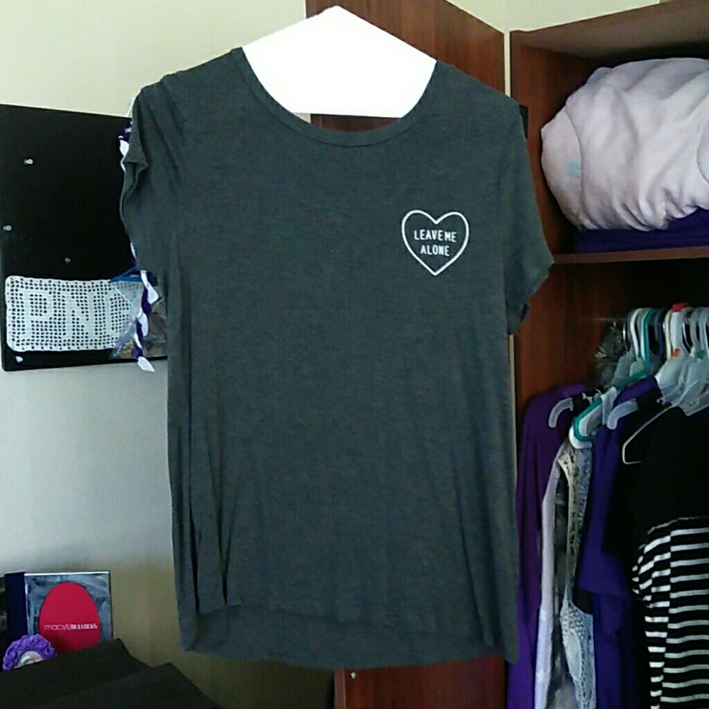 Gray shirt
